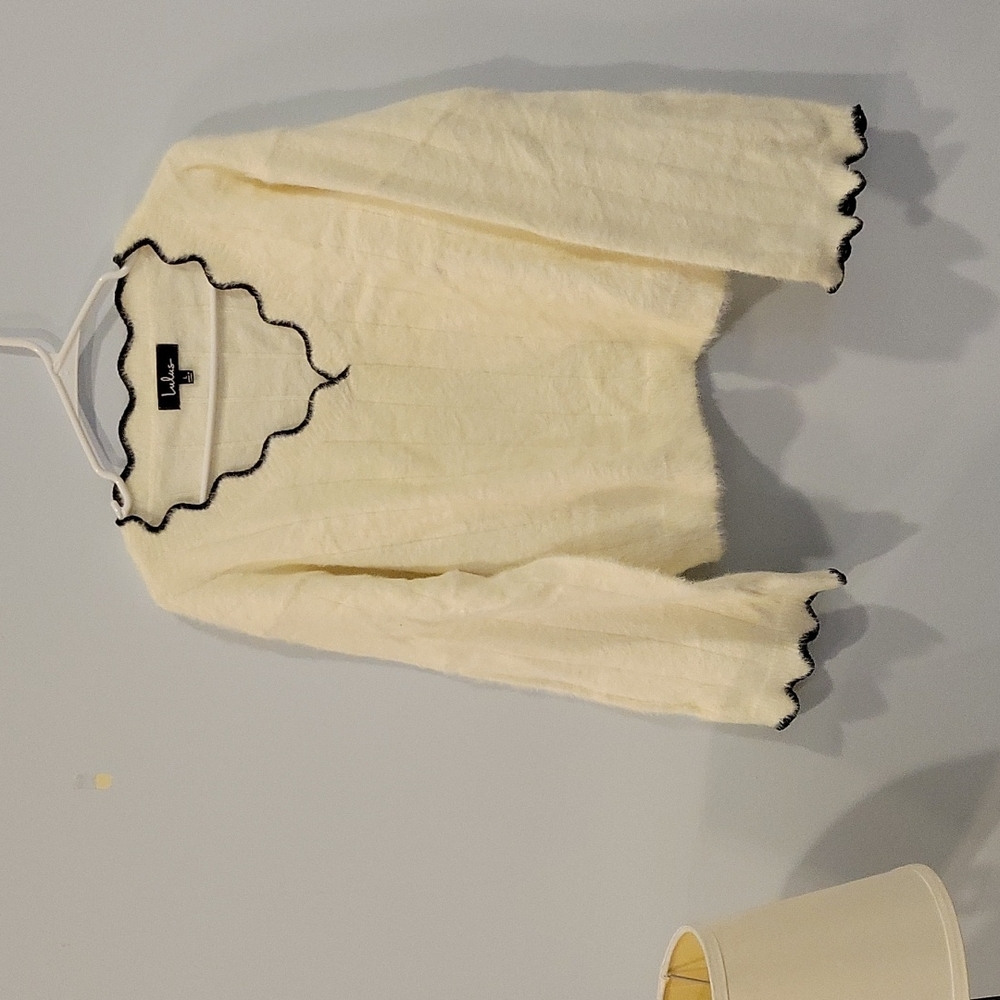 White Fur Sweater,  Large